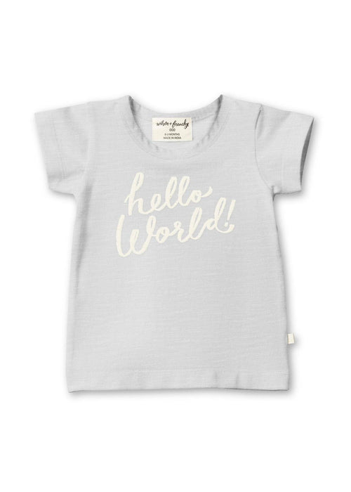 Wilson + Frenchy Organic Tee Hello World